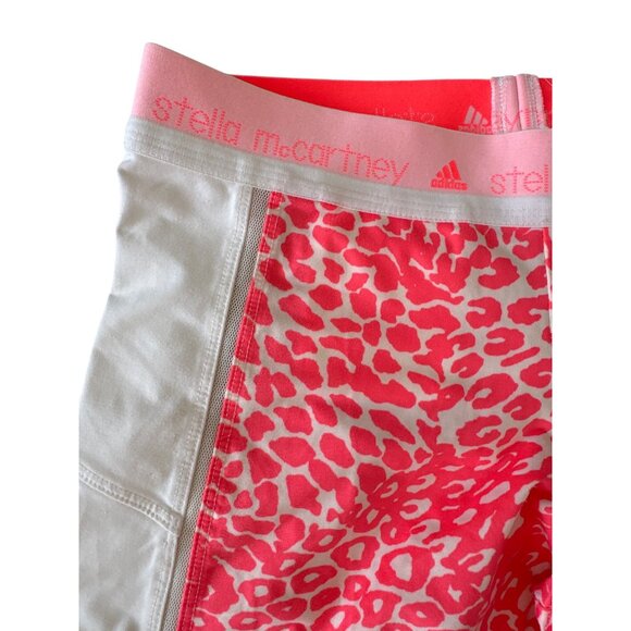 Adidas Stella McCartney Women's Leopard Print Capri Leggings size XS - Picture 3 of 10